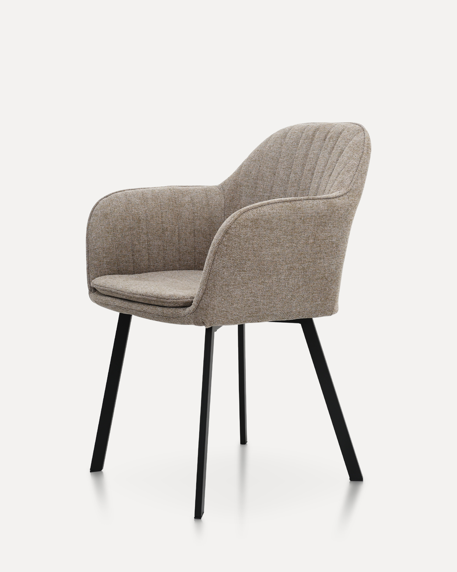 Elegante stoffen eetstoelen Elegante stoffen eetstoelen