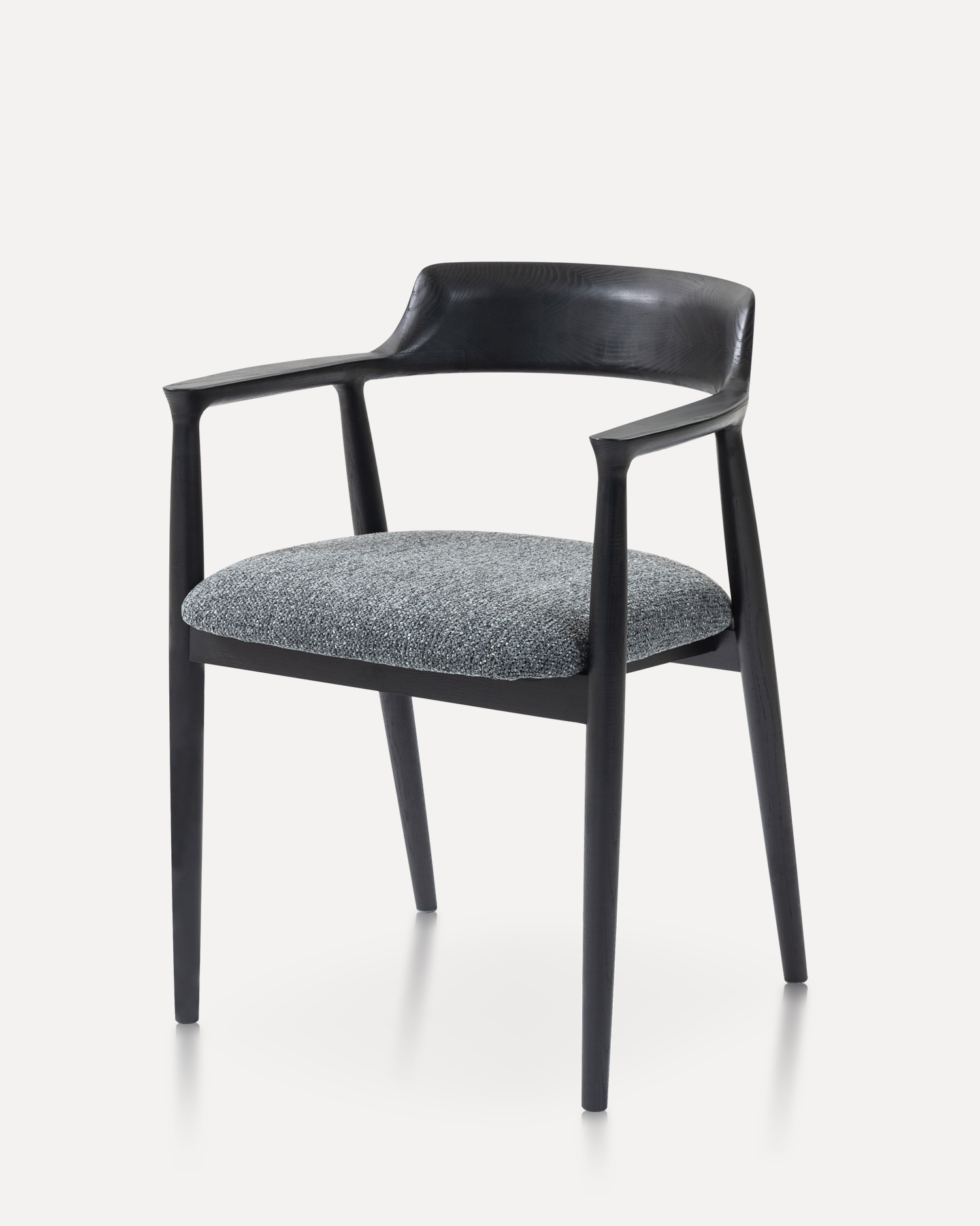 Minimalistische armleuning houten stoelen Minimalistische armleuning houten stoelen