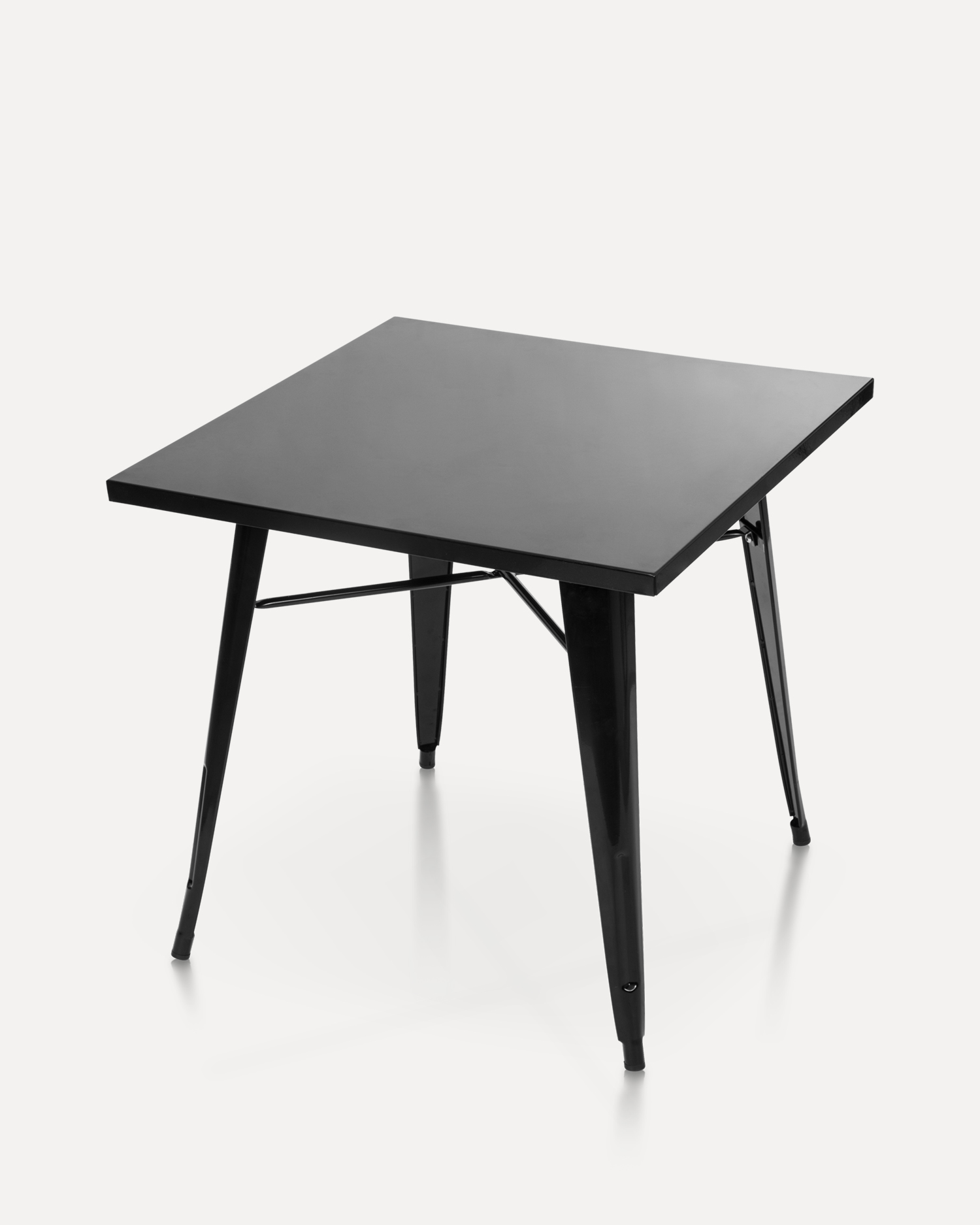 Black metal industriële eettafel Black metal industriële eettafel