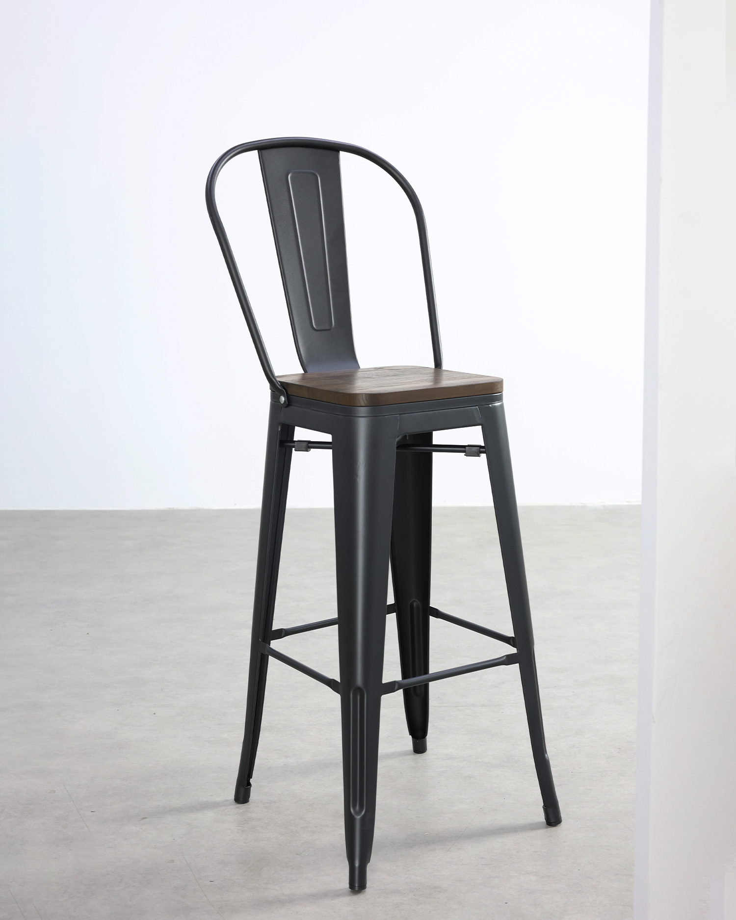 Retro Black Dining Design Stoelen Retro Black Dining Design Stoelen