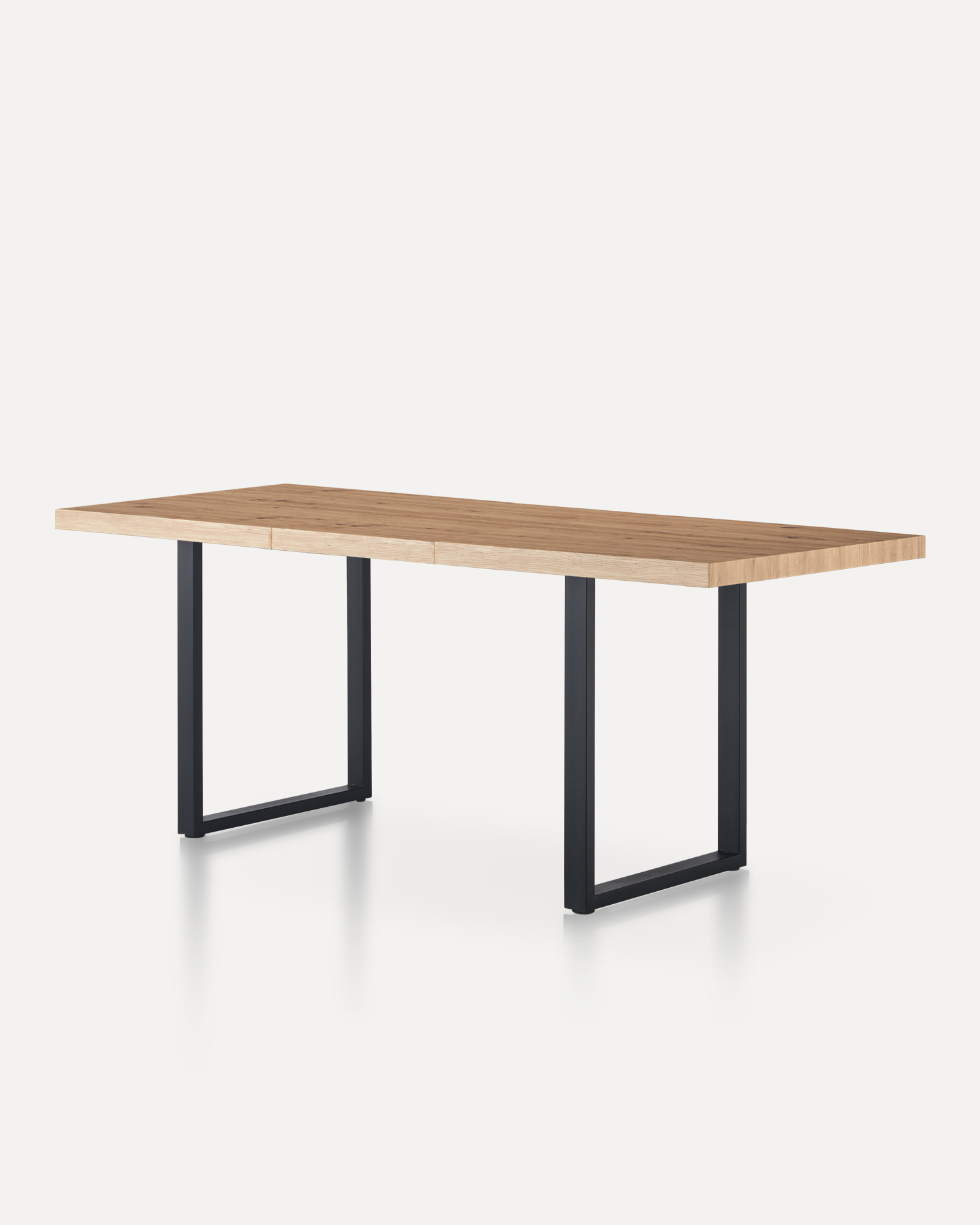 Uitbreidbare rechthoekige eettafel